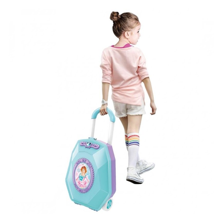 WOOPIE dressing table for girls 2in1 - Beauty salon in a suitcase – 3