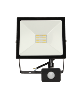 Orno ALLED 30W LED prožektorius su PIR, 2400lm, IP44, 4000K, Alu + stiklas