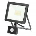 Orno ALLED 30W LED spotlight with PIR, 2400lm, IP44, 4000K, Alu + glass Orno ALLED 30W LED spotlight with PIR, 2400lm, IP44, 4000K, Alu + glass