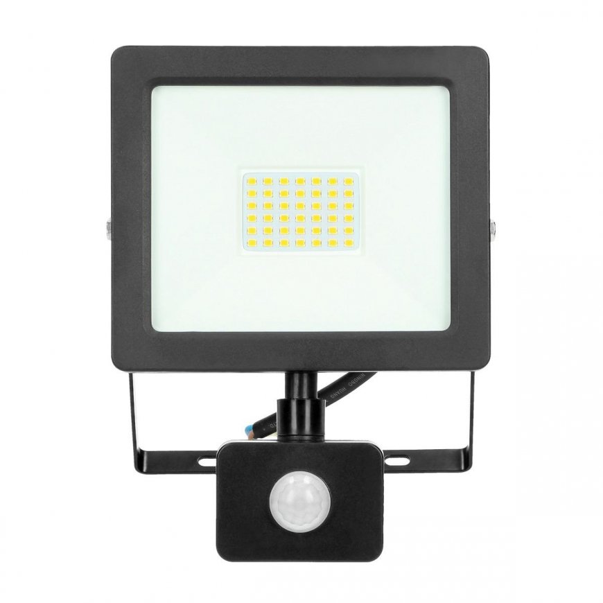 Orno ALLED 30W LED prožektorius su PIR, 2400lm, IP44, 4000K, Alu + stiklas – 4