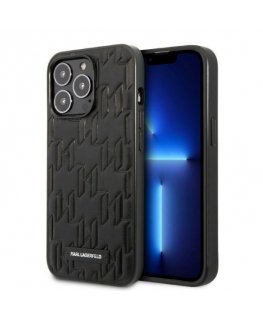 Case Karl Lagerfeld Karl Lagerfeld KLHCP13XMNMP1K iPhone 13 Pro Max 6.7" Hardcase Black/Black Monogram Plate