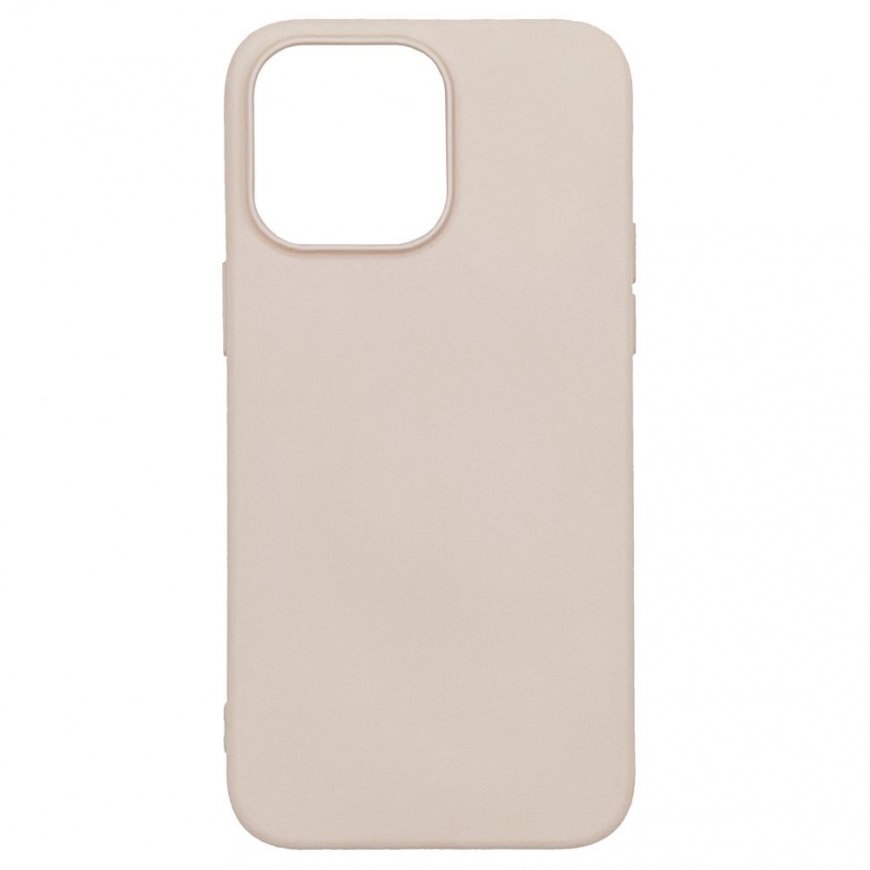 Evelatus Apple iPhone 14 Pro Max 6.7 Nano Silicone Case Soft Touch TPU Beige