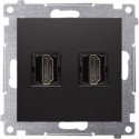 Kontakt Simon Contact person Simon Simon 54 Socket HDMI dual (module) black DGHDMI2.01/49 Kontakt Simon Contact person Simon Simon 54 Socket HDMI dual (module) black DGHDMI2.01/49