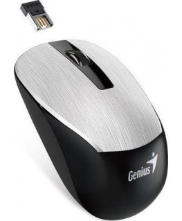 Genius mouse NX-7015, 1600DPI, 2.4 [GHz], optical, 3 kl., wireless USB, silver, AA