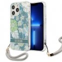 Guess GUHCP13LHFLSN iPhone 13 Pro / 13 6.1" žalias/žalias hardcase Flower Strap Guess GUHCP13LHFLSN iPhone 13 Pro / 13 6.1" žalias/žalias hardcase Flower Strap