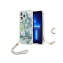 Guess GUHCP13LHFLSN iPhone 13 Pro / 13 6.1" green/green hardcase Flower Strap