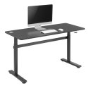 Desk Ergo Office ER-401, adjustable height, black
