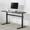 Rašomasis stalas Ergo Office ER-401, reguliuojamas aukštis, juodas Rašomasis stalas Ergo Office ER-401, reguliuojamas aukštis, juodas