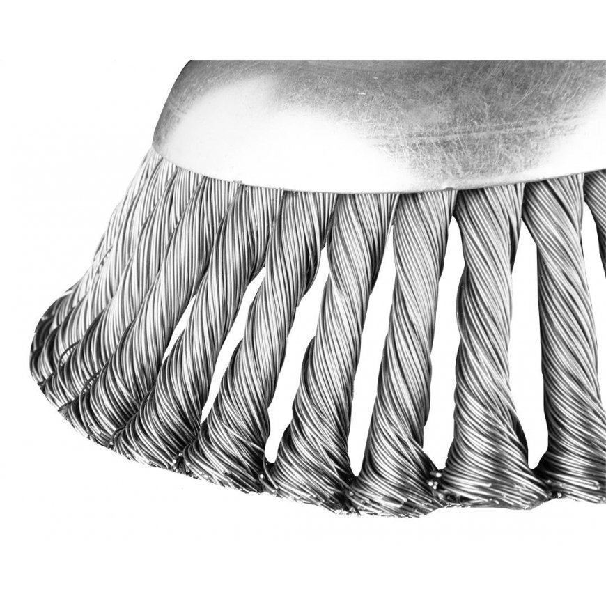GRAPHITE Vielinis šepetys krūmapjovei 150 x 25,4 mm, kieti, susivėlę laidai – 2