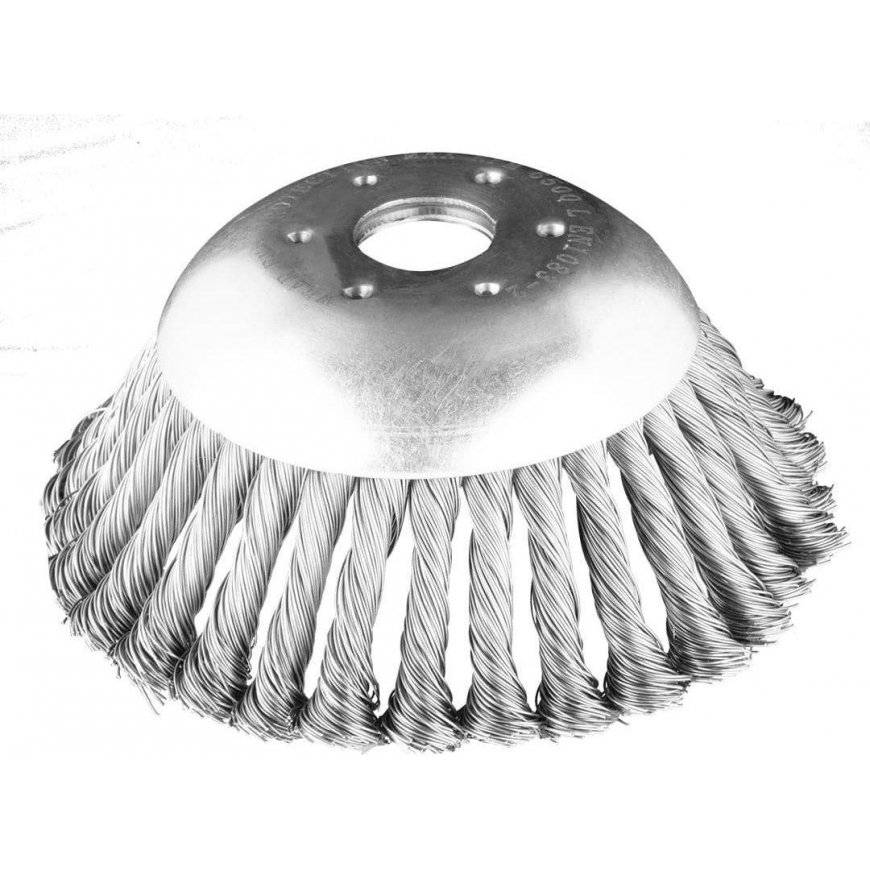 GRAPHITE Wire brush for brush cutter 150 x 25.4 mm, hard, tangled wires – 5