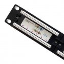 QOLTEC 54475 Patch panel RACK 24 connections cat.5E UTP Black QOLTEC 54475 Patch panel RACK 24 connections cat.5E UTP Black