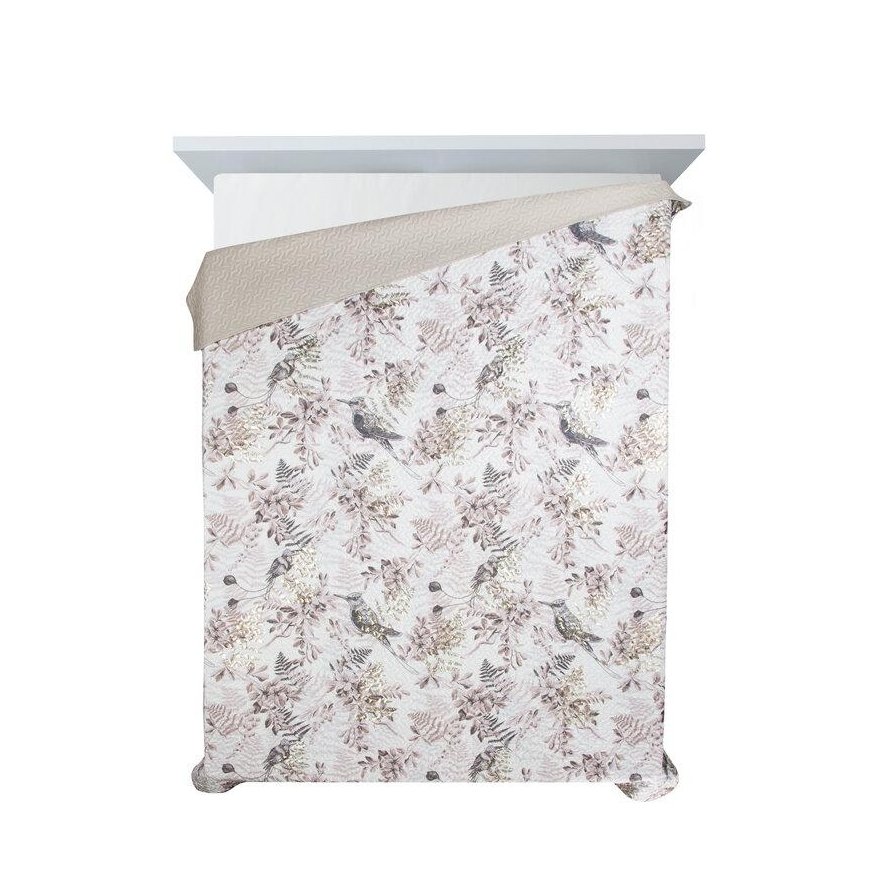 Eurofirany D91 / N / POLY / B + BEIGE 170X210 B + BEIGE Lovatiesė – 3