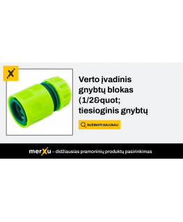 Verto įvadinis gnybtų blokas (1/2 colio tiesioginis gnybtų blokas, mono medžiaga, 30 vnt.)