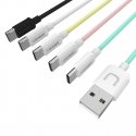 Usams US-SJ099 U-Turn Durable TPE Universal Type-C to USB Data & Fast 2A Charger Cable 1m White Usams US-SJ099 U-Turn Durable TPE Universal Type-C to USB Data & Fast 2A Charger Cable 1m White