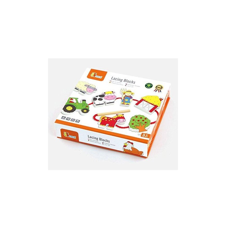 VIGA Wooden piercing game for children
