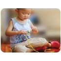 Wooden piercing game for children - Ferma Viga