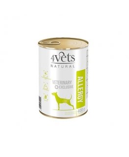 4VETS Natural Allergy Lamb Dog - wet dog food - 400 g