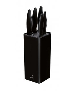 Smile SNS-6 6-piece block knife set black