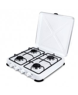Promis KG400C hob Black, White Countertop Gas 4 zone(s)