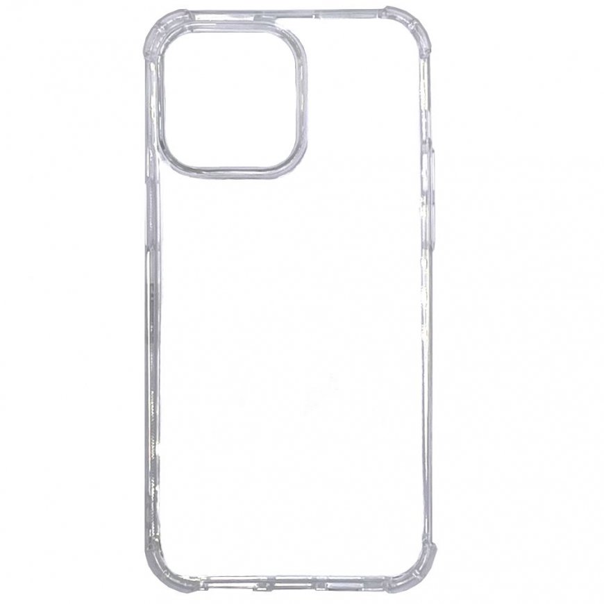 Evelatus Apple iPhone 14 Pro Max 6.7 Military Shockproof Silicone Case TPU Transparent
