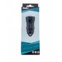 - BULLET USB Car Charger Q3.0 + Type C 2.4A Black