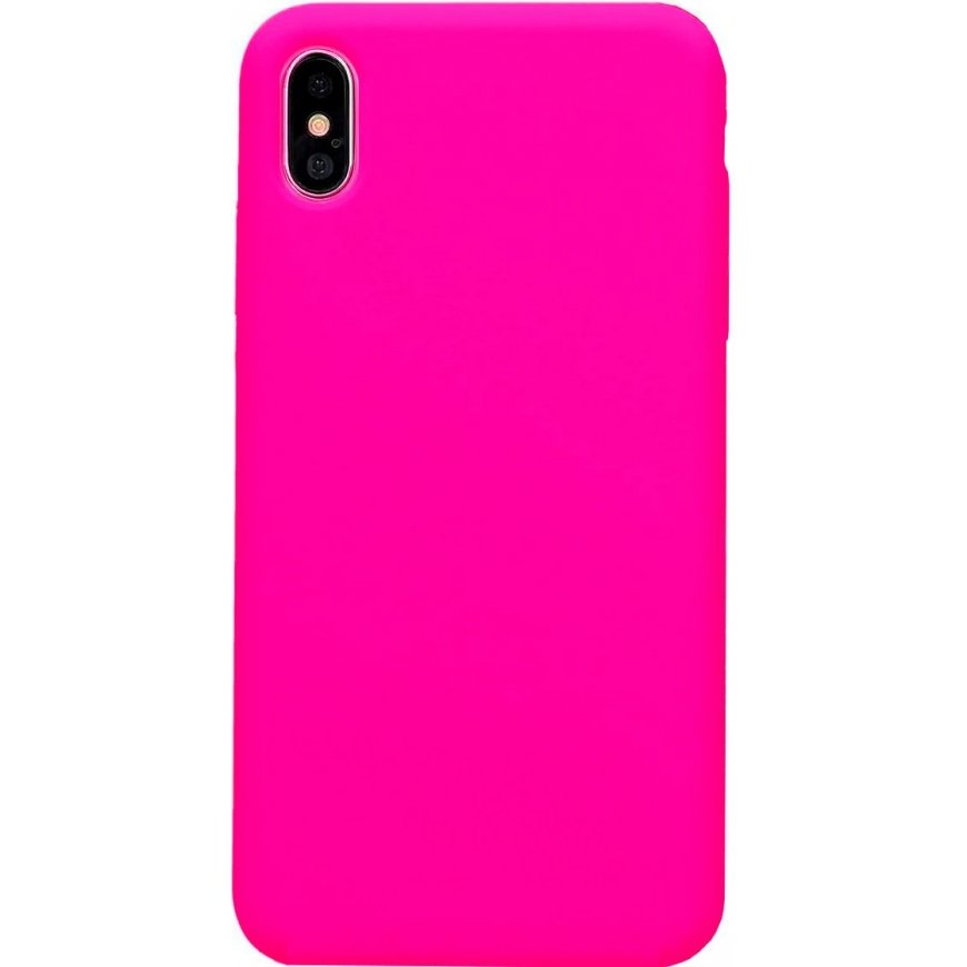 Evelatus Apple iPhone XR Premium Soft Touch Silicone Case Hot Pink