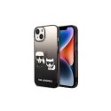 Karl Lagerfeld KLHCP14MTGKCK iPhone 14 Plus 6.7 Inch Hard Case Black / Black Gradient Ikonik Karl & Choupette Karl Lagerfeld KLHCP14MTGKCK iPhone 14 Plus 6.7 Inch Hard Case Black / Black Gradient Ikonik Karl & Choupette
