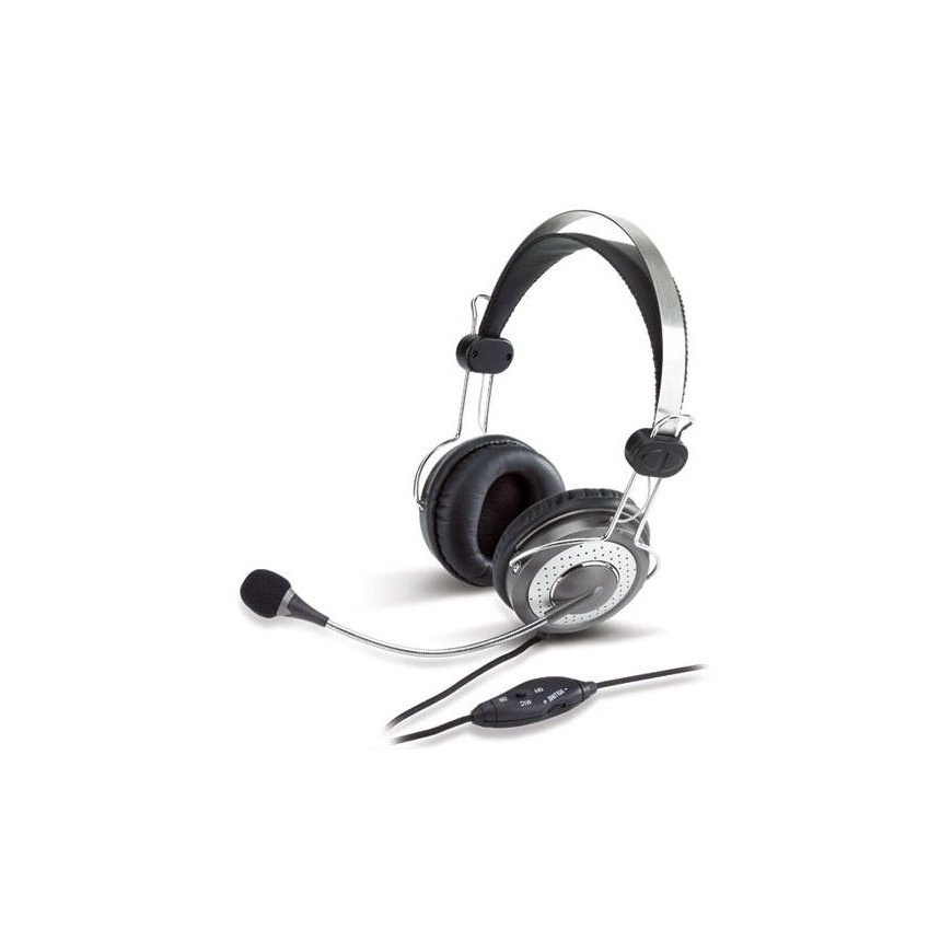 KYE GENIUS Headphones HS-04 SU stereo headphones noise-cancelling microphone in line volume control in line microphone with mute