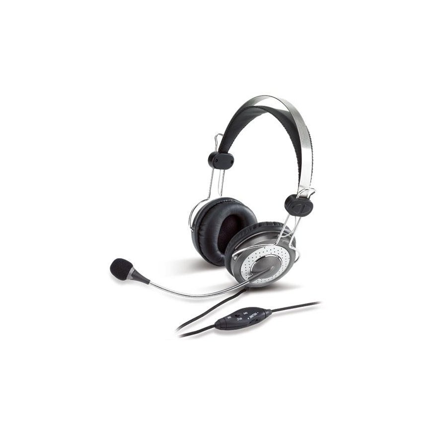 KYE GENIUS Headphones HS-04 SU stereo headphones noise-cancelling microphone in line volume control in line microphone with mute – 2