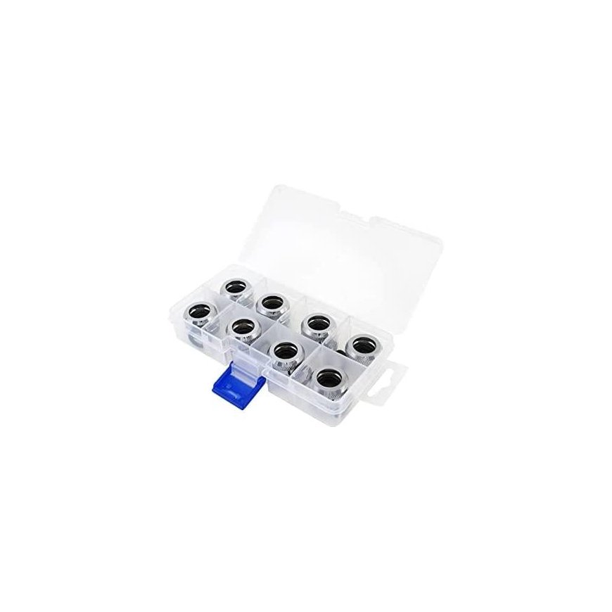 XSPC XSPC jungtis G1/4 "iki 14 mm Hardtube, chromos–8 vnt. – 5