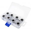 XSPC XSPC connector G1/4 "to 14 mm Hardtube, chrome - 8 pcs. XSPC XSPC connector G1/4 "to 14 mm Hardtube, chrome - 8 pcs.