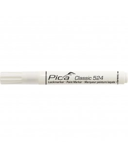 Pica Lack-/Industriemarker 2-4mm Rundspitze, weiß
