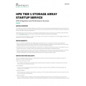 HP HPE Technical Installation Startup SVC HP HPE Technical Installation Startup SVC