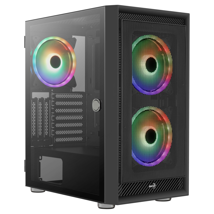 Aerocool GRAPHITEV3 Computer Case 3 ARGB 14cm Fans – 2