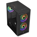 Aerocool Graphite V3 Midi Tower Musta Aerocool Graphite V3 Midi Tower Musta