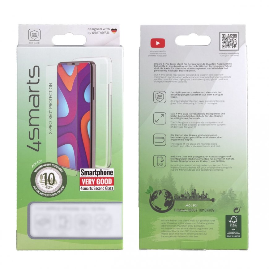 4smarts 360° Starter Set matkapuhelimen suojakotelo 17 cm (6.7") Suojus Läpinäkyvä – 2