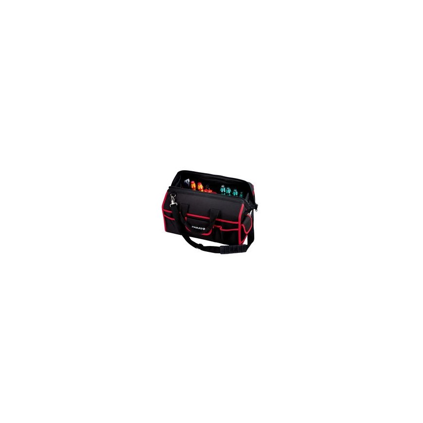 Parat 5990832991 Instrumentu kaste Audums Melns, Sarkans