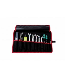 Parat BASIC Roll-Up Case 12 Musta, Punainen Nailon