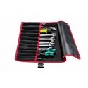 Parat BASIC Roll-Up Case 12 Musta, Punainen Nailon