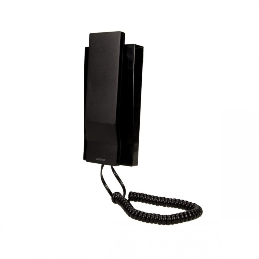 Orno Uniphone to extend intercoms from the FORNAX series, black – 2