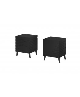 Cama NOVA SZF CZ ночной/прикроватный столик Прикроватная тумбочка 1 ящик(и) Черный