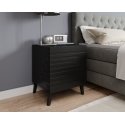 Cama bedside cabinet NOVA 44x40x52 mat black Cama bedside cabinet NOVA 44x40x52 mat black
