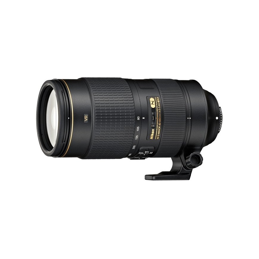 Nikon AF-S NIKKOR 80-400mm f/4.5-5.6G ED VR SLR Teleobjektiivi Musta