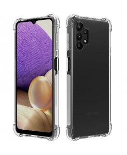 Evelatus Samsung Galaxy A32 Military Shockproof Silicone Case TPU Transparent