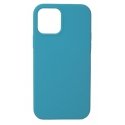 Evelatus Apple iPhone 12/12 Pro Premium Soft Touch Silicone Case Sky Blue