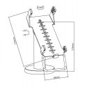 Sbox POS SWIWEL Credit Card Stovas PTM-03 Sbox POS SWIWEL Credit Card Stovas PTM-03