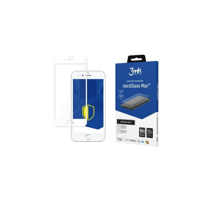 3MK Apple iPhone 7 HardGlass Max White