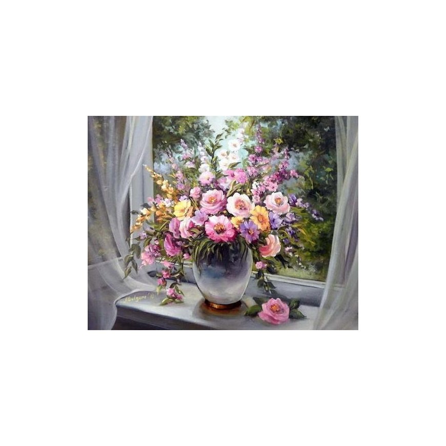 Beldizart Window bouquet 48*38 cm WD006
