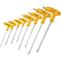 Topex hex key set, type T, 2-10mm, with ball, 8 pcs. (35D967) Topex hex key set, type T, 2-10mm, with ball, 8 pcs. (35D967)