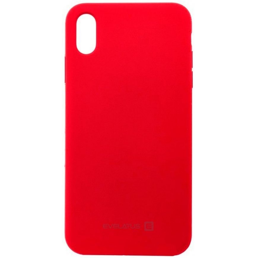 Evelatus Apple iPhone XR Nano Silicone Case Soft Touch TPU Red